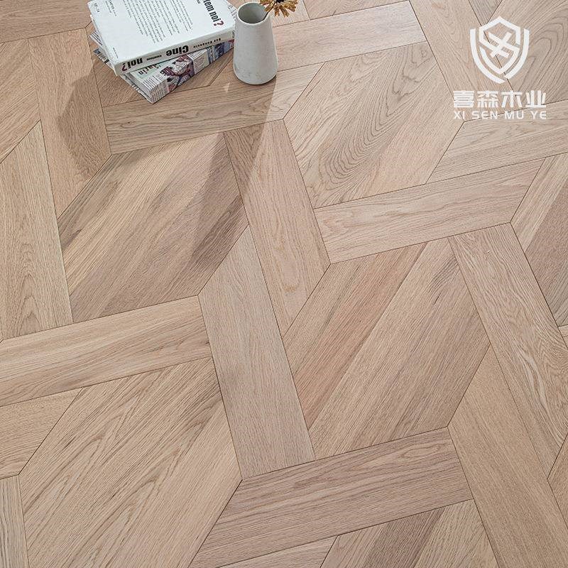 异形实木地板异型拼中国s结艺美系列原木地暖地热木地板厂家直供