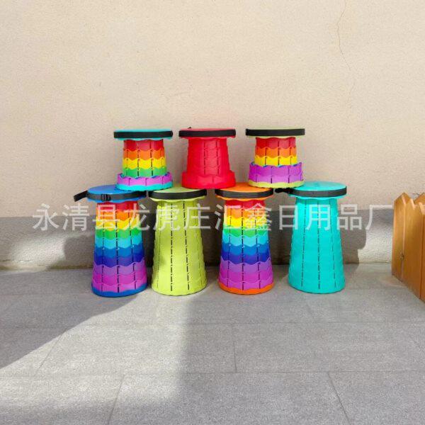 凳子座椅钓鱼便携旅行子网红户外伸缩收缩板凳可调节渔具可折叠凳