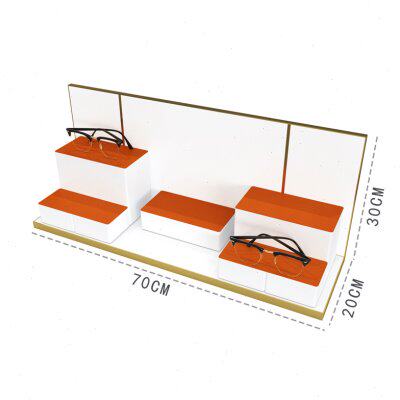 空间美收纳架展示架陈列架子高档道具眼镜在店木质金属柜台太阳镜