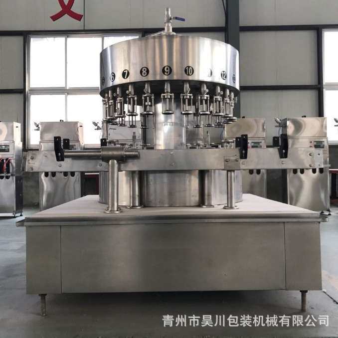 全自动12头负压灌装机 红酒水果酒酱油醋起沫起泡液体负压灌装机