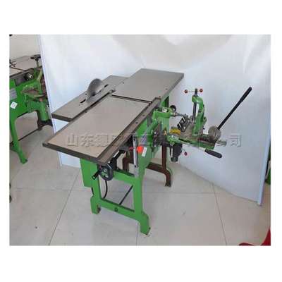 多功能刨床 榫槽锯床 可钻孔 木工压刨机 刨削宽度300mm 台式刨床