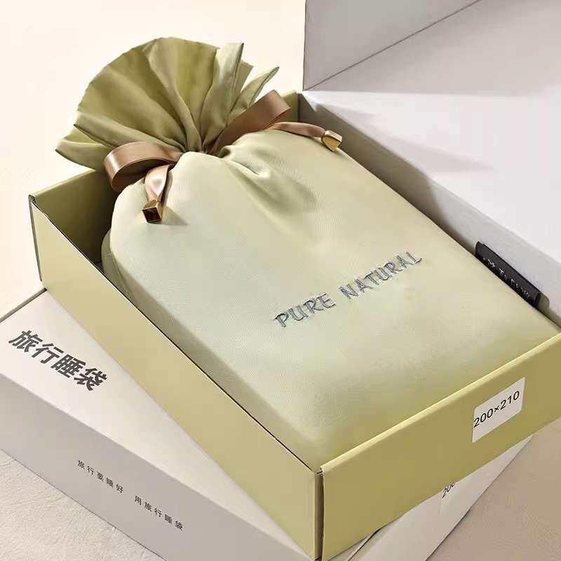 天丝酒店隔脏睡袋出差旅行床单被套便携式冰丝旅睡宝四件套一体式