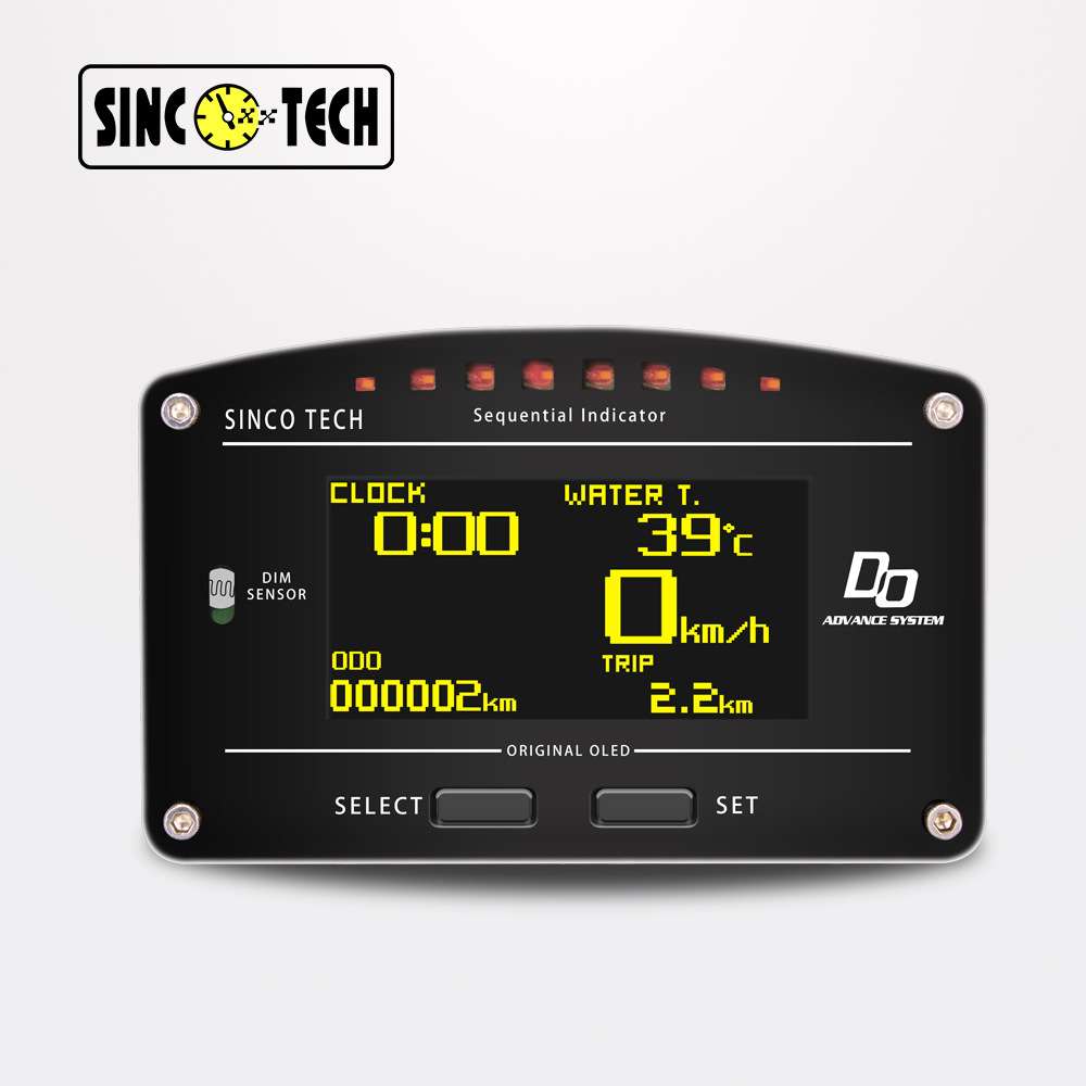 SINCOTECH 赛车改装车车多功能仪表ADVANCE ZD组合仪表DO907