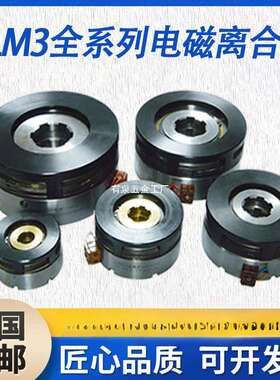 DLM3-5-10-16-25电磁离合器DLM3-40-63镗床T6113 C6020三河离合器