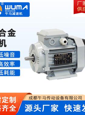 铝合金电机Y28024-0.75KW-B5 成都午马传动设备电动机 厂家直销