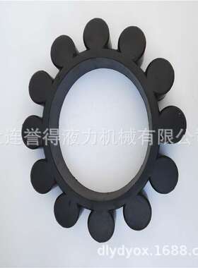 弹性块液力偶合器YOX560   耦合器配件黑色的橡胶材质