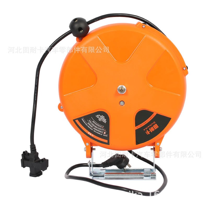 电鼓卷线收线自动伸缩卷管器铜芯线悬挂式卷盘M器电缆器器10.15米