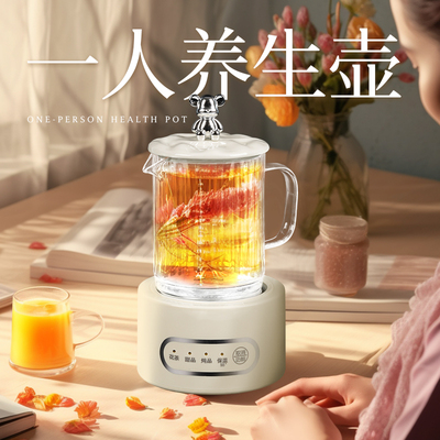 温暖礼物实用礼品2025新款多功能养生壶迷你型一人办公Z室花茶生
