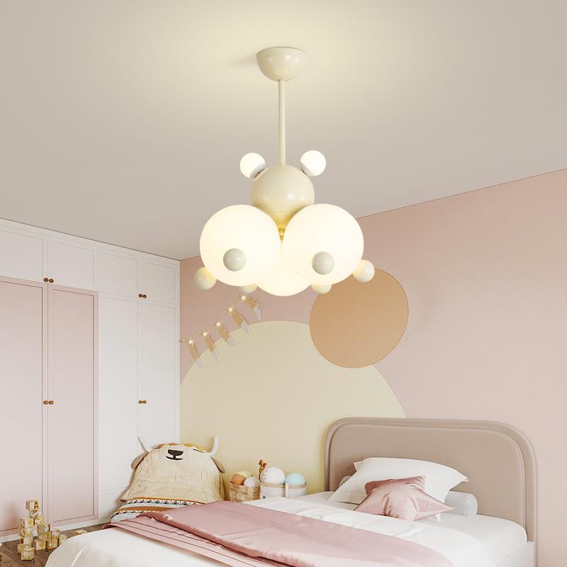 奶油风主卧室吊灯儿童房灯男女孩餐厅灯2025年新款可爱童趣房间灯