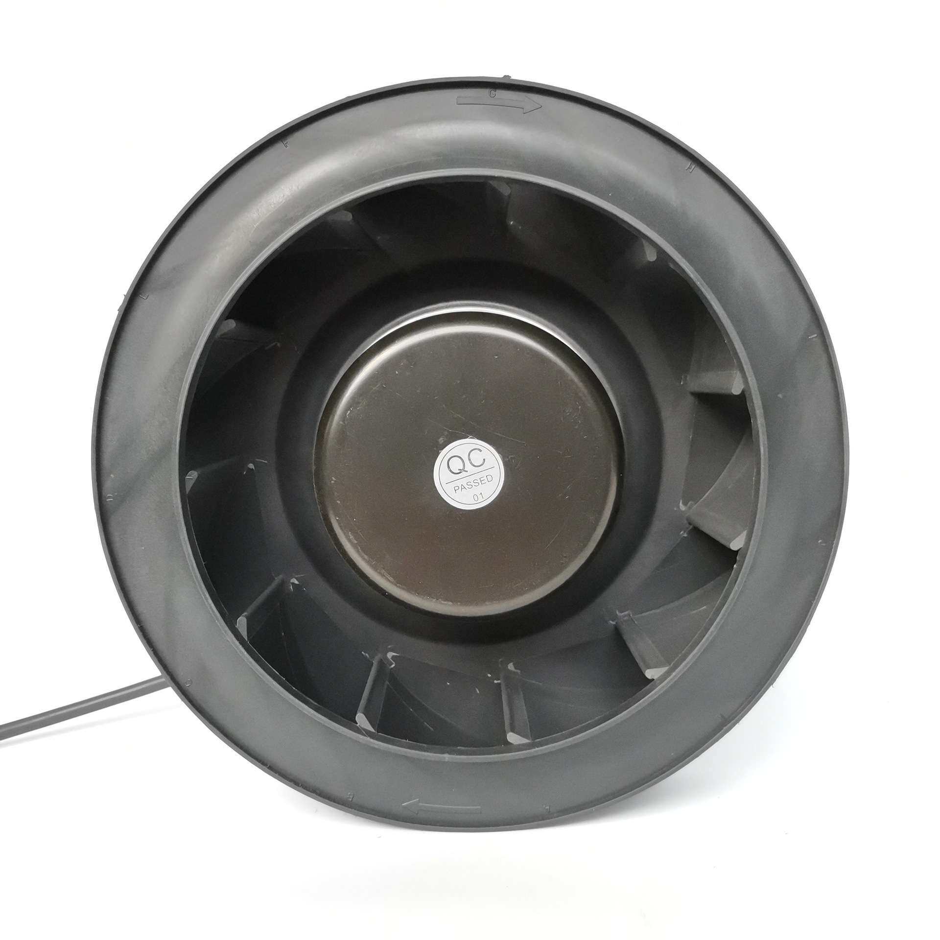 直销24V 48V220MM直流离心式工业散热风扇消毒机离心风机涡轮风扇