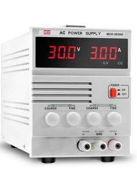 美创交流稳压电源MCH-303AD维修测试 实验交流30V3A可调