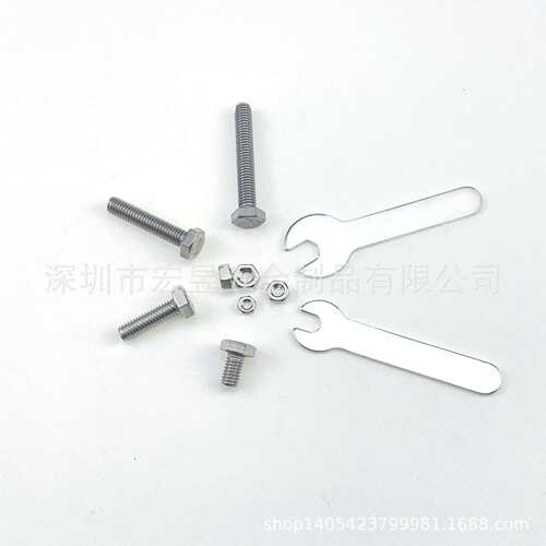 320pcs不锈钢304 外六角螺丝M3M4M5M6配螺母扳手盒装套装组合