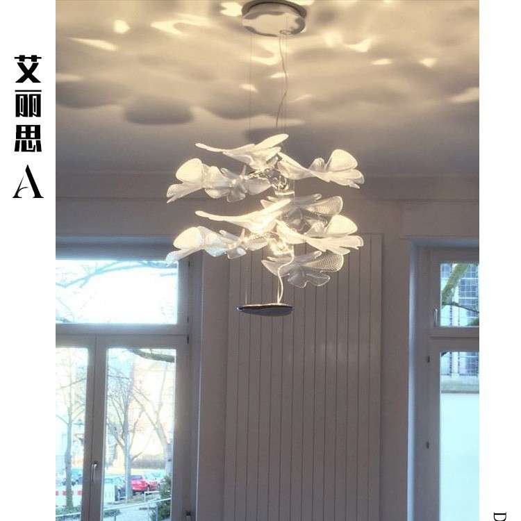意大利artemide chlorophilia花瓣吊灯客厅卧室艺术雕花设计师灯