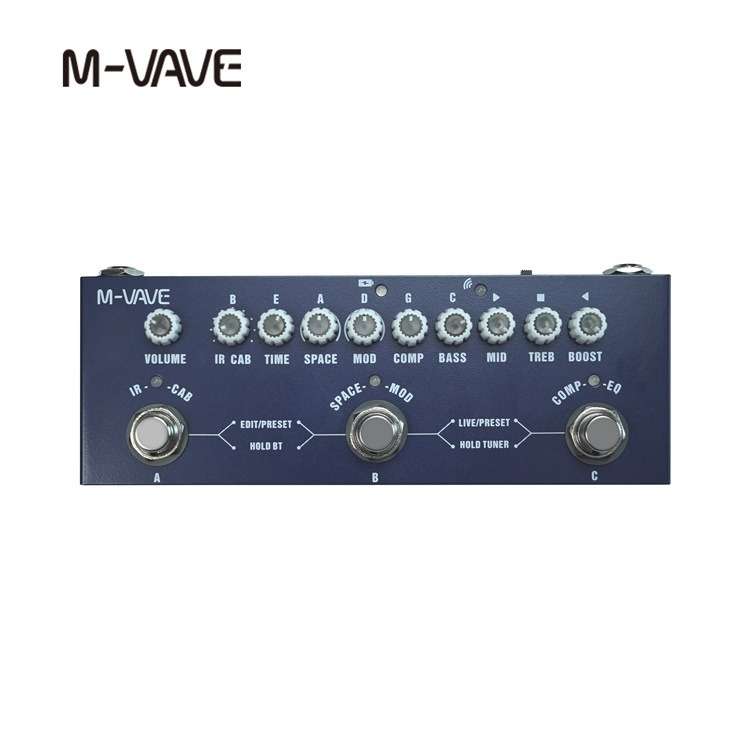 外贸 贝斯效果器 M-VAVE CubeBaby BASS 乐器配件 跨境热卖