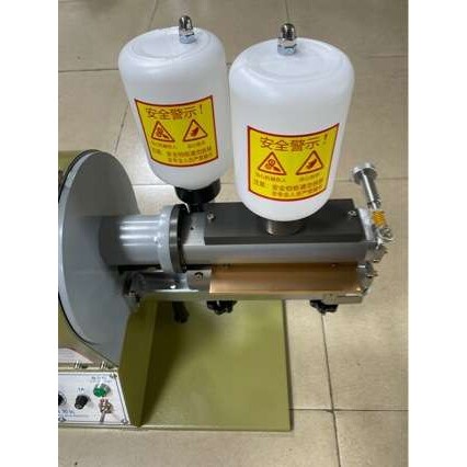 厂家供应180MM台式胶瓶双面过胶机上胶速度可调产品薄厚