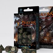 龙纹 Workshop 跑团 骰子色子 现货 帝企鹅桌游 青绿金纹