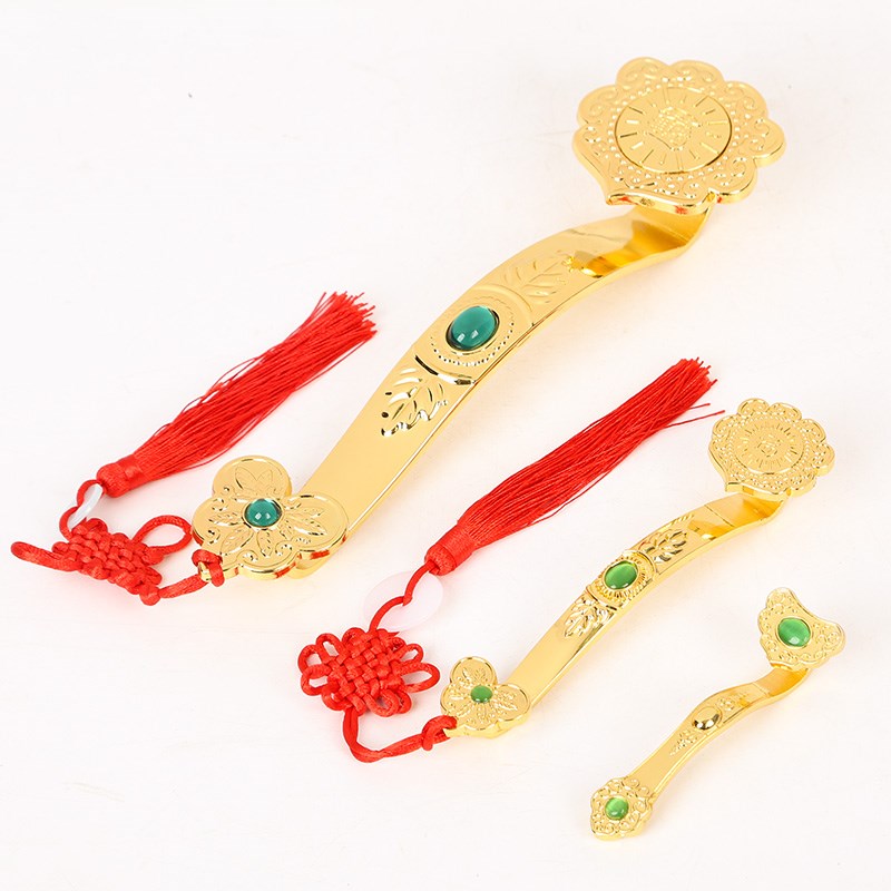 合金玉如意摆件事事如意结吉L祥如意客厅装饰礼品