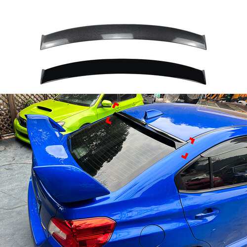 适用斯巴鲁WRX STI VA 2015-2021尾翼顶翼扰流板外饰跨境改装