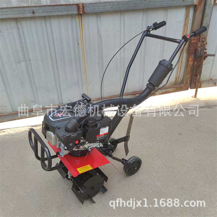 汽油农用小型松土机 微型旋耕除草机 手推式微耕机价格