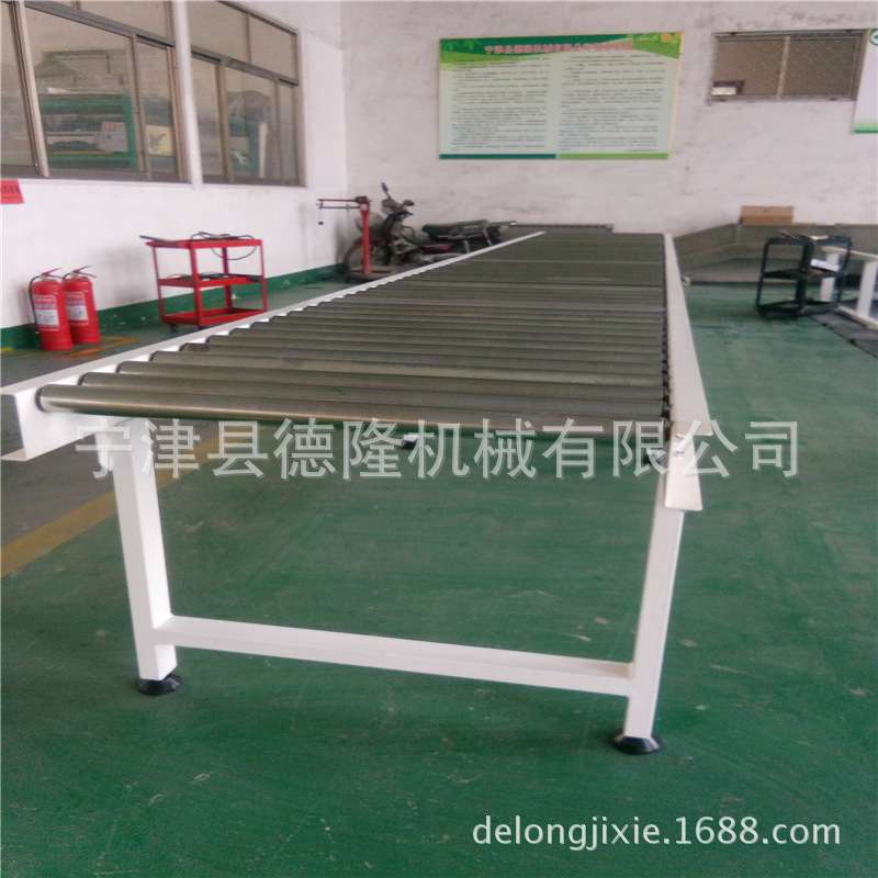 铝合金滚筒输送机 动力滚筒输送机 托盘输送线 机械自动化输送