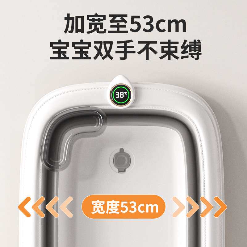 新款婴儿专用浴盆卫生间用宝宝家用的收纳用品加厚塑料折叠 盆