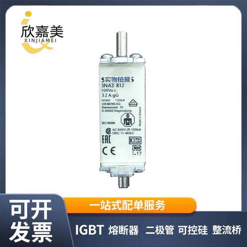3NA3 812 低压 快速熔断器  保险丝 电子元器件 量大价优
