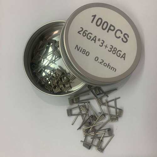 成品发热丝Ni80三芯Triple core Fused clapton花式发热丝电阻丝