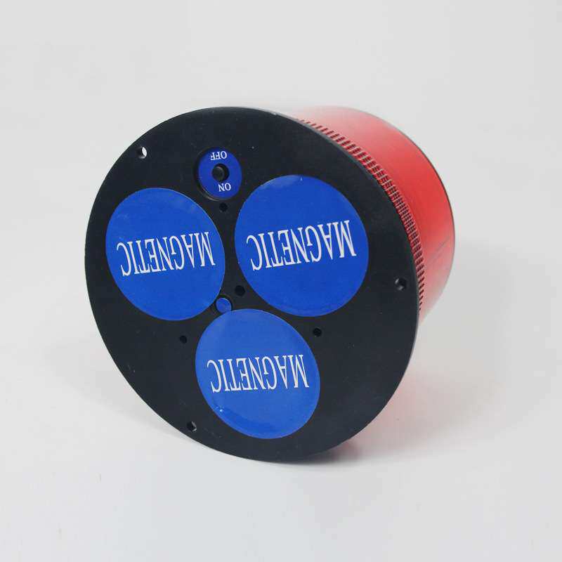 夜间警示闪光灯车用太阳能警示灯爆闪灯磁吸红蓝爆闪led灯信号灯