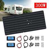 40A 4PCS 家用太阳能电池板 300W 柔性太阳能电池板组件 带控制器