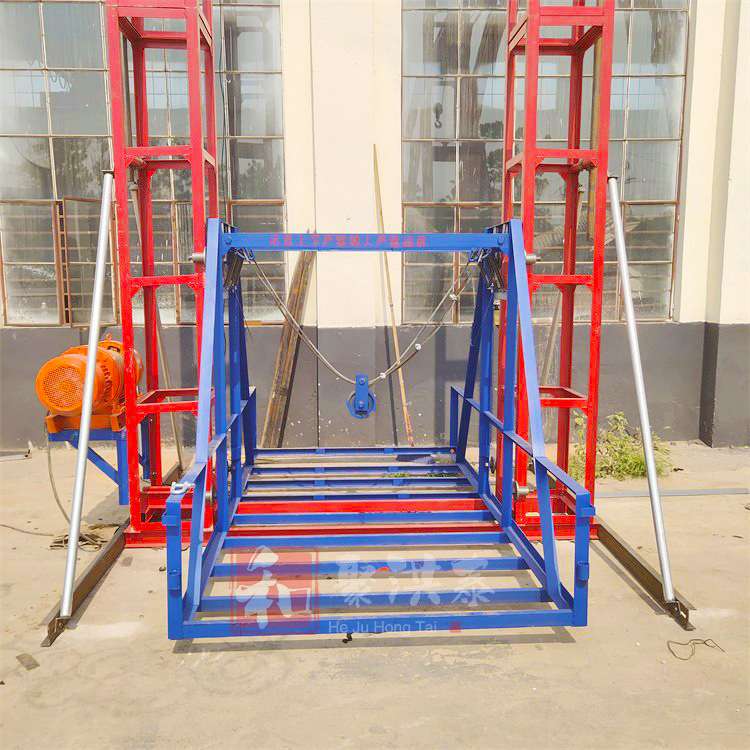 建筑工地SSE160型龙门架物料提升机施工升降机机电动升降机钢丝绳