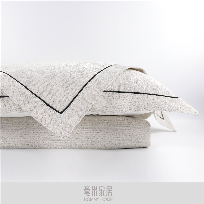 样板间专用主次客卧老y人房床品浅卡其小肌理四件套