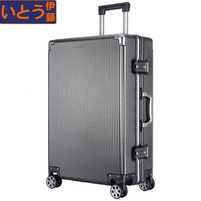 子PC旅行箱登机箱伊藤女24寸寸20密码行李箱28铝框拉杆箱万向轮男