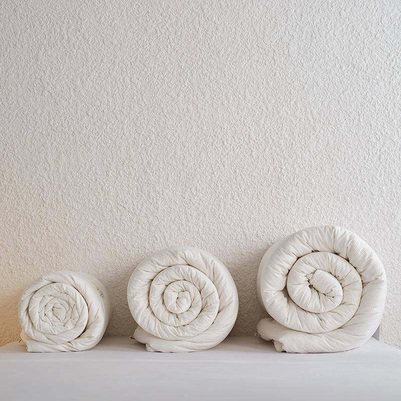 A类生态无染提花原棉棉花填充春秋被冬被被芯绗缝定棉可机洗+