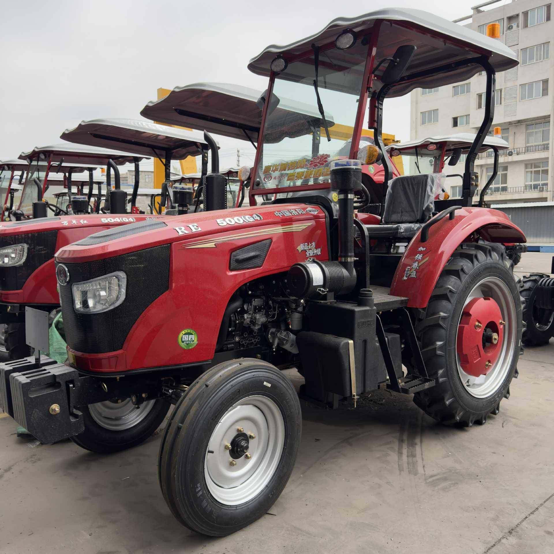 厂家直供柴油500大马力农用机械旋耕开沟施肥耕地起垄一体拖拉机