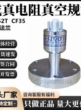 粗低真空测量成真正华规管ZJ-52TCF35电阻真空规管快卸法兰450℃