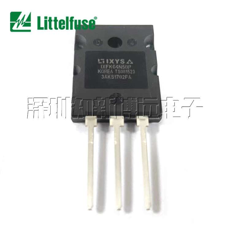 IXFK64N50P力特IXYS大功率MOS场效应管64A 500V N沟道TO3PL三极管