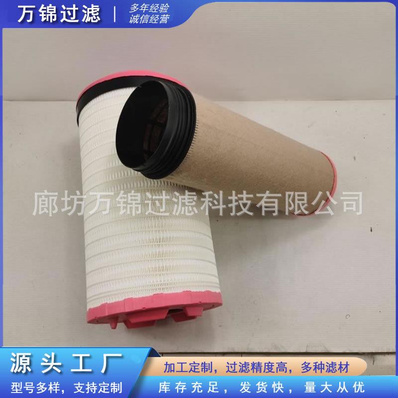 P786198工程机械挖掘机耐碱耐高温折叠滤芯型空气过滤器配件图片
