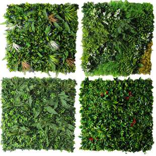 防晒绿植墙仿真植物人造塑料假草装饰 装扮阳台室内道具背景花墙