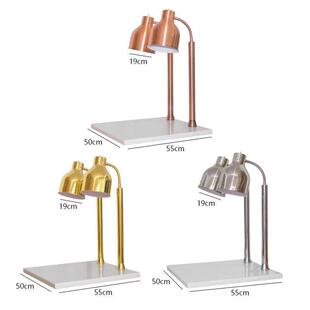 台式食物保温自助餐保温灯暖加热式台灯单双头保温站餐饮商用食灯
