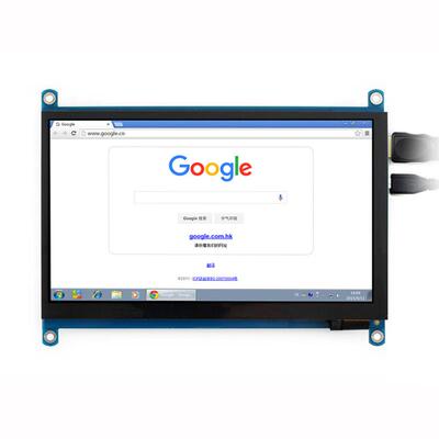 7inch HDMI LCD (H) 电容5点触控触摸屏 1024×600 IPS 高兼容性