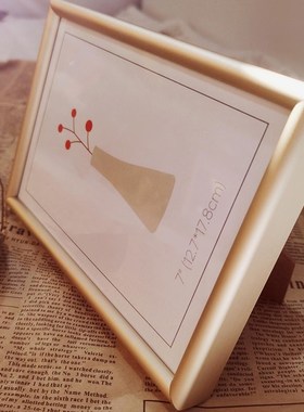 欧式立体简d约现代相框摆台A4A3证件框8寸10支架照片相架创意像框