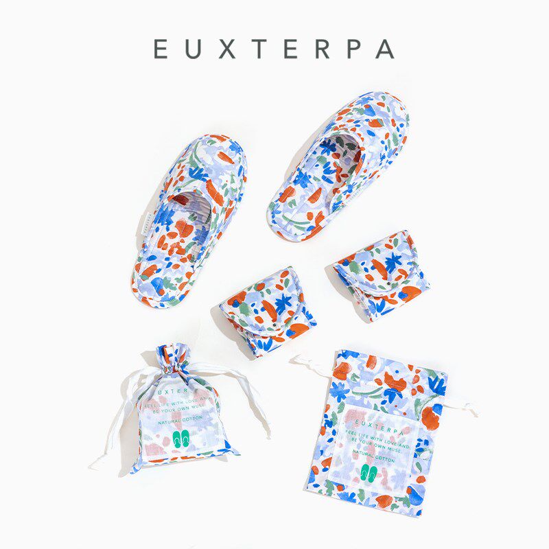 EUXTERPA欧特帕2025新款可折叠室内酒店出差便携T旅行拖鞋软底防