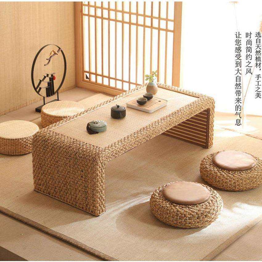 藤编阳台桌椅长方形复古榻榻米茶几小桌子实木客厅休闲茶桌简约型,鲜花速递/花卉仿真/绿植园艺,割草机/草坪机,淘宝优惠券,粉丝福利购,淘宝优惠卷
