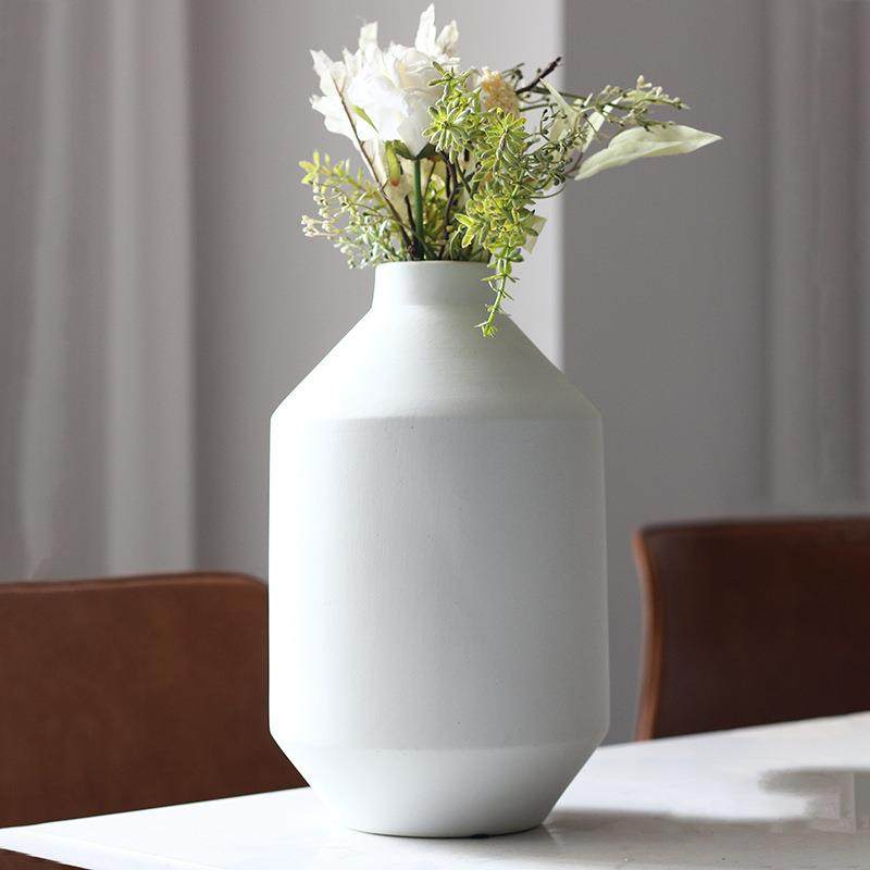 日式清新几何花器现代简约样板房艺术花瓶民宿咖啡店软装饰品摆件