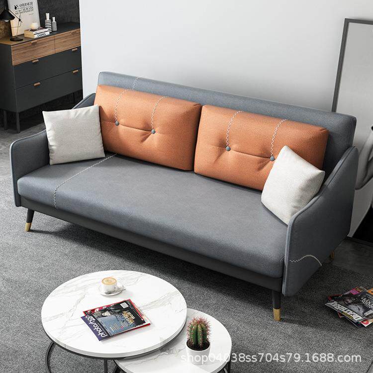 意式极简沙发床两用可折叠客厅多功能双人科技布大小户经济型卧室