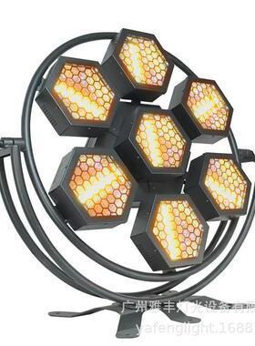 LED7颗复古灯迷你复古成像舞台灯200W全彩COB染色面光灯酒吧婚庆