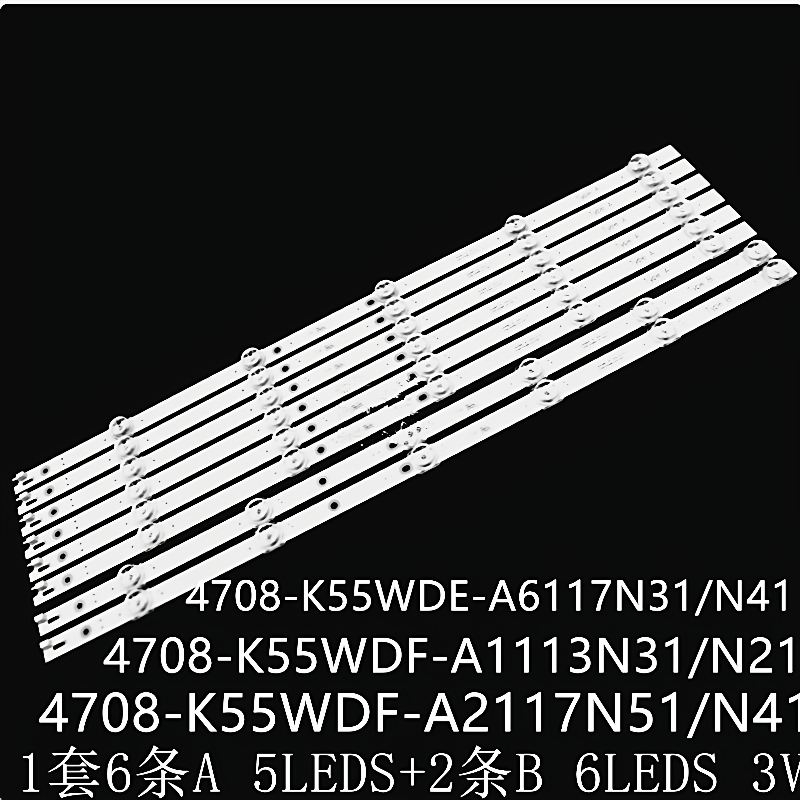 夏普4T-C55CJ2X 4T-C55EJ2X灯条4708-K55WDF-A2117N51 A2117N41