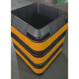 桥墩防撞桶电线杆桥柱铁路防撞墩滚塑吹塑反光桶路灯杆保反光条