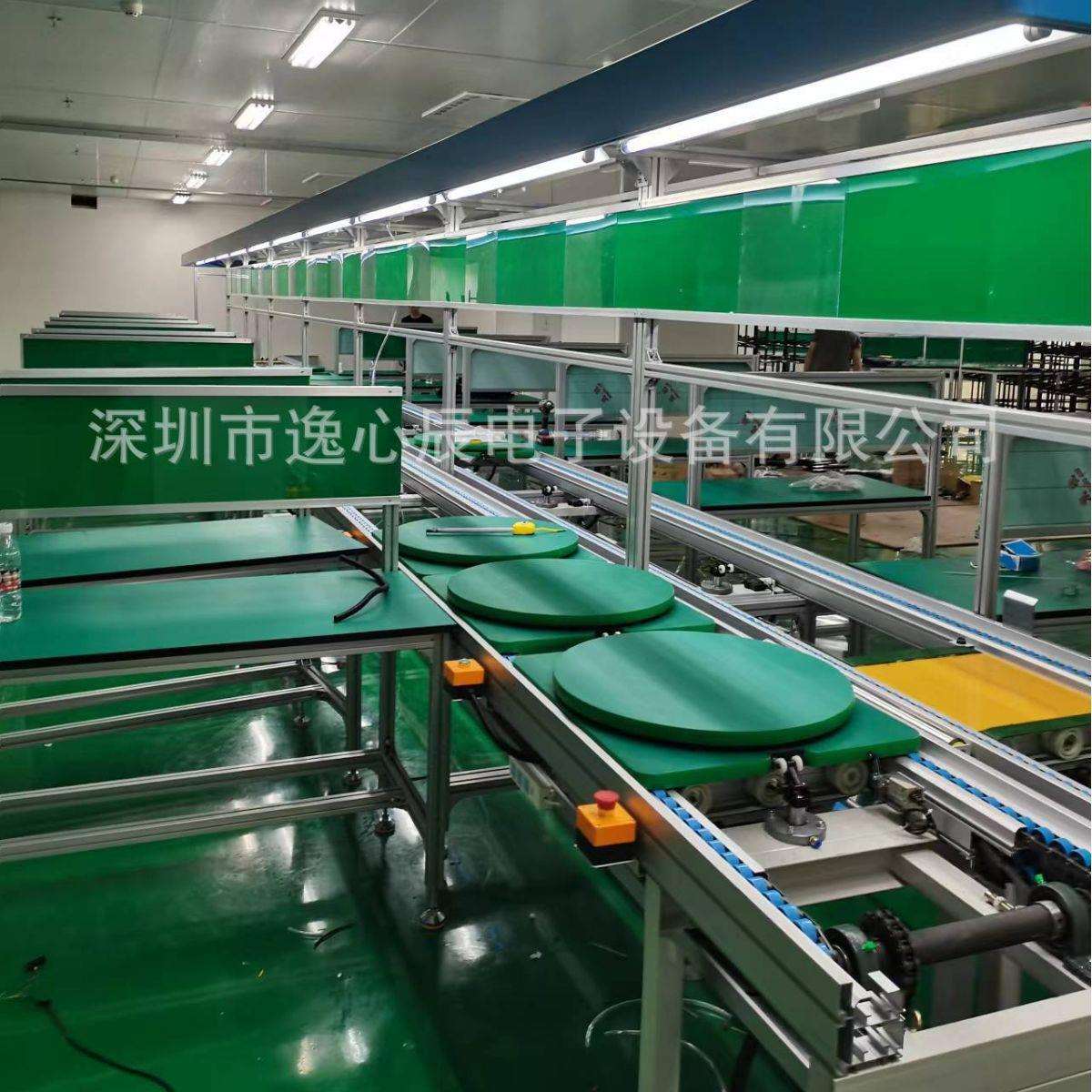 汽油滑板车装配线规划 老化测试线上下循环2.5倍差速倍速链线
