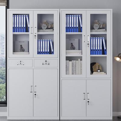 文件柜铁皮储物办公室财务会计凭证档案资料带锁家用a4柜子抽屉式